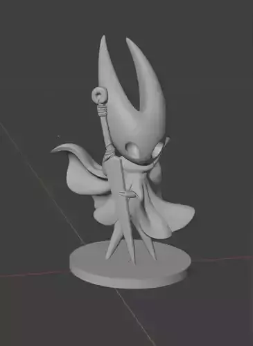 Hornet Hollow Knight Silksong Statue STL 3D Print
