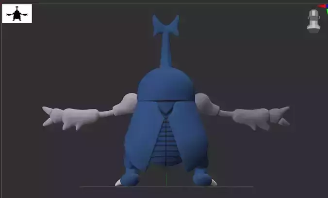 Heracross Pokemon taxidermy