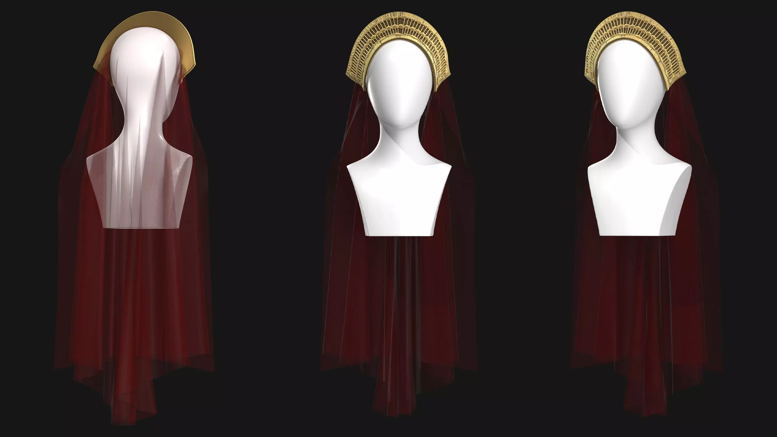 9 Female Headdress-EM 3D model_25