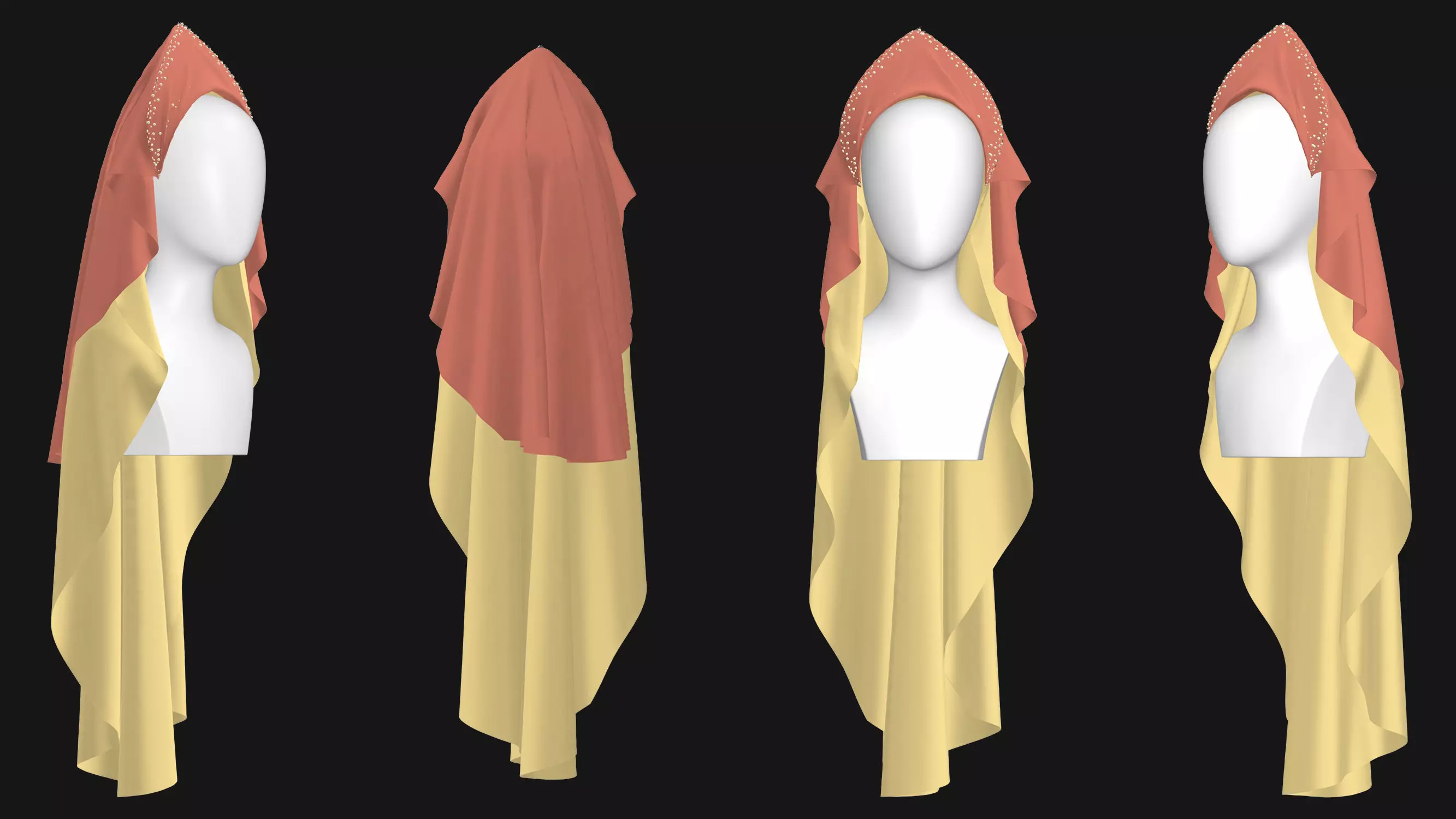 9 Female Headdress-EM 3D model_20