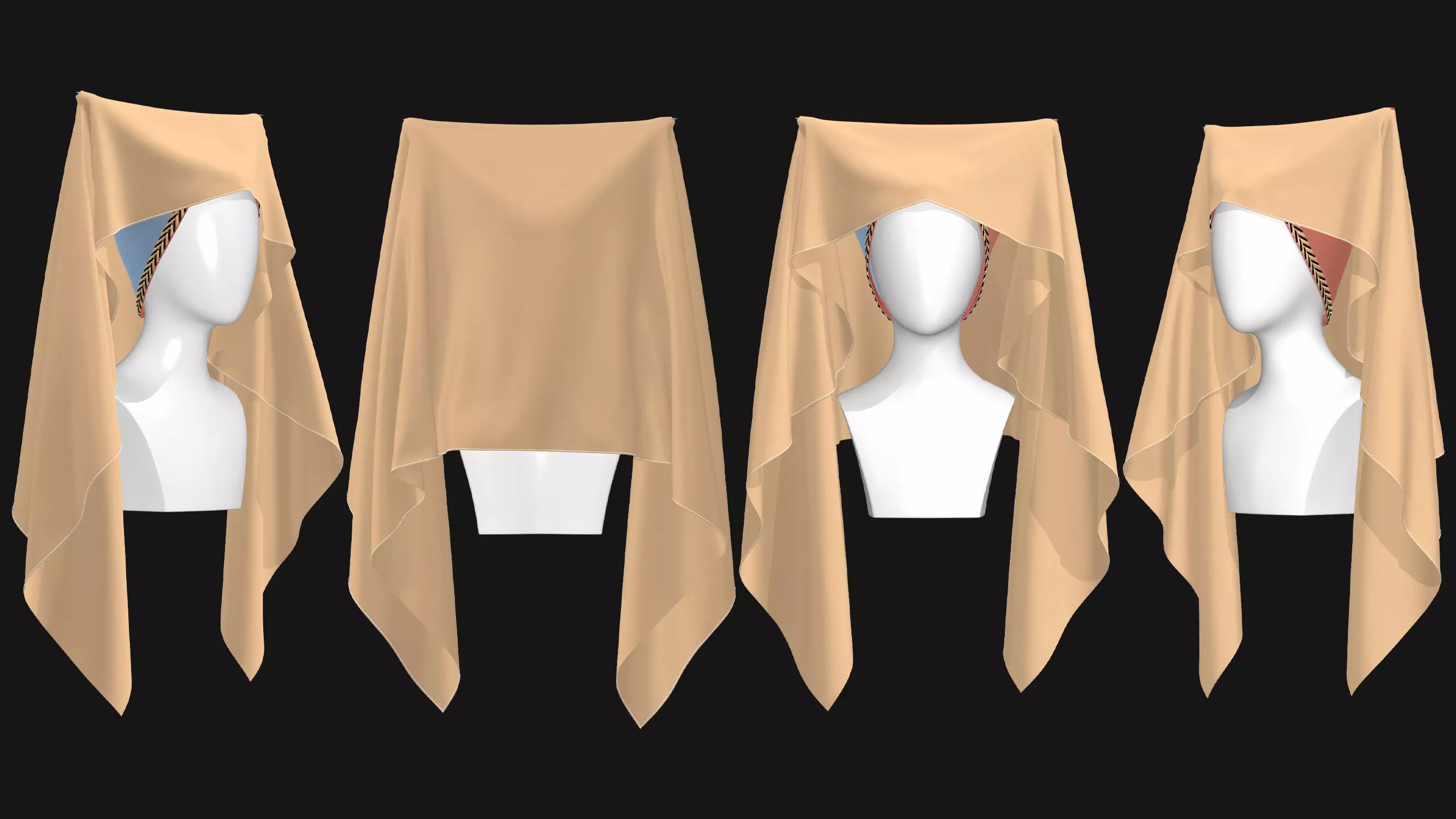 9 Female Headdress-EM 3D model_17