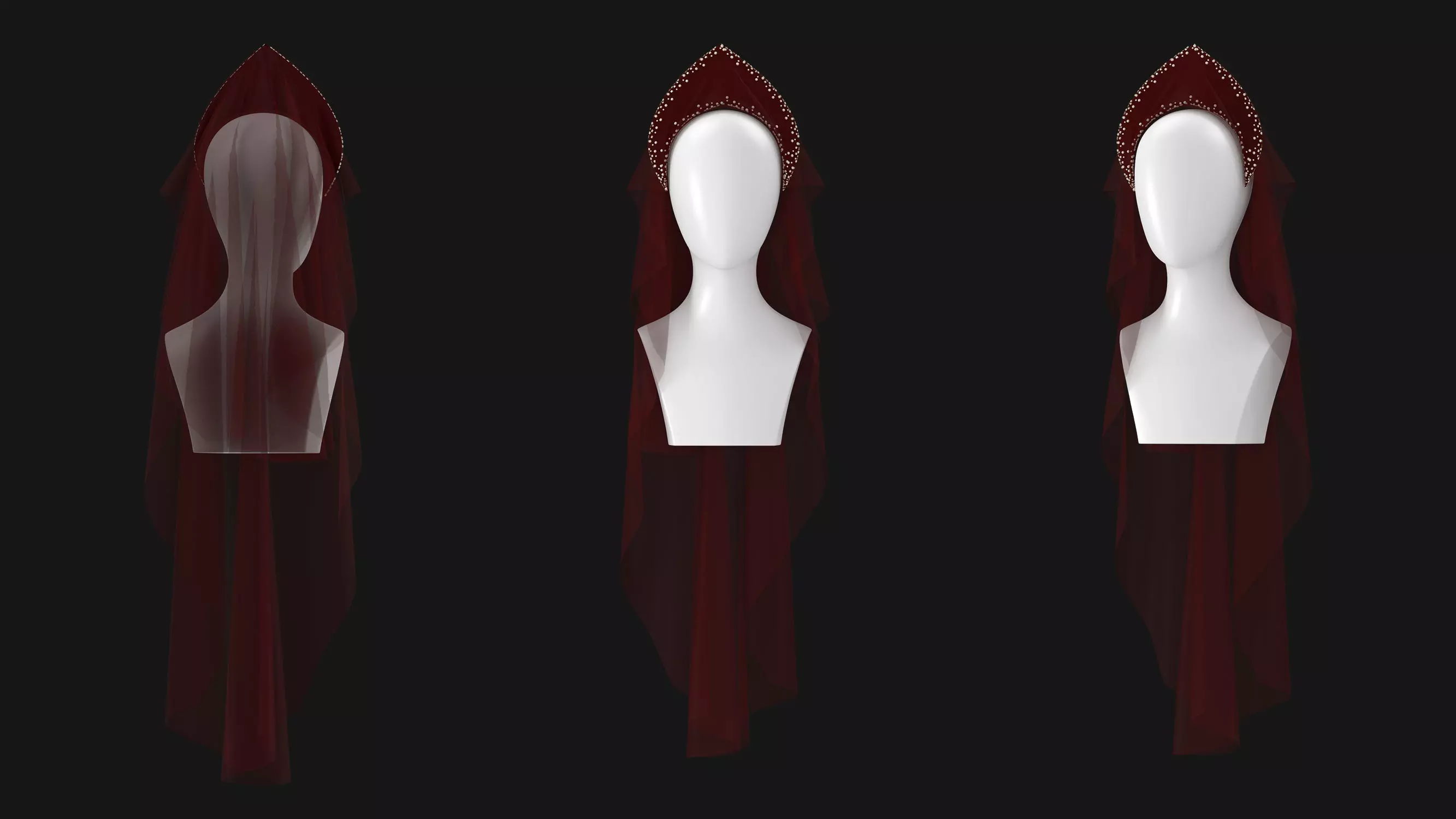 9 Female Headdress-EM 3D model_19