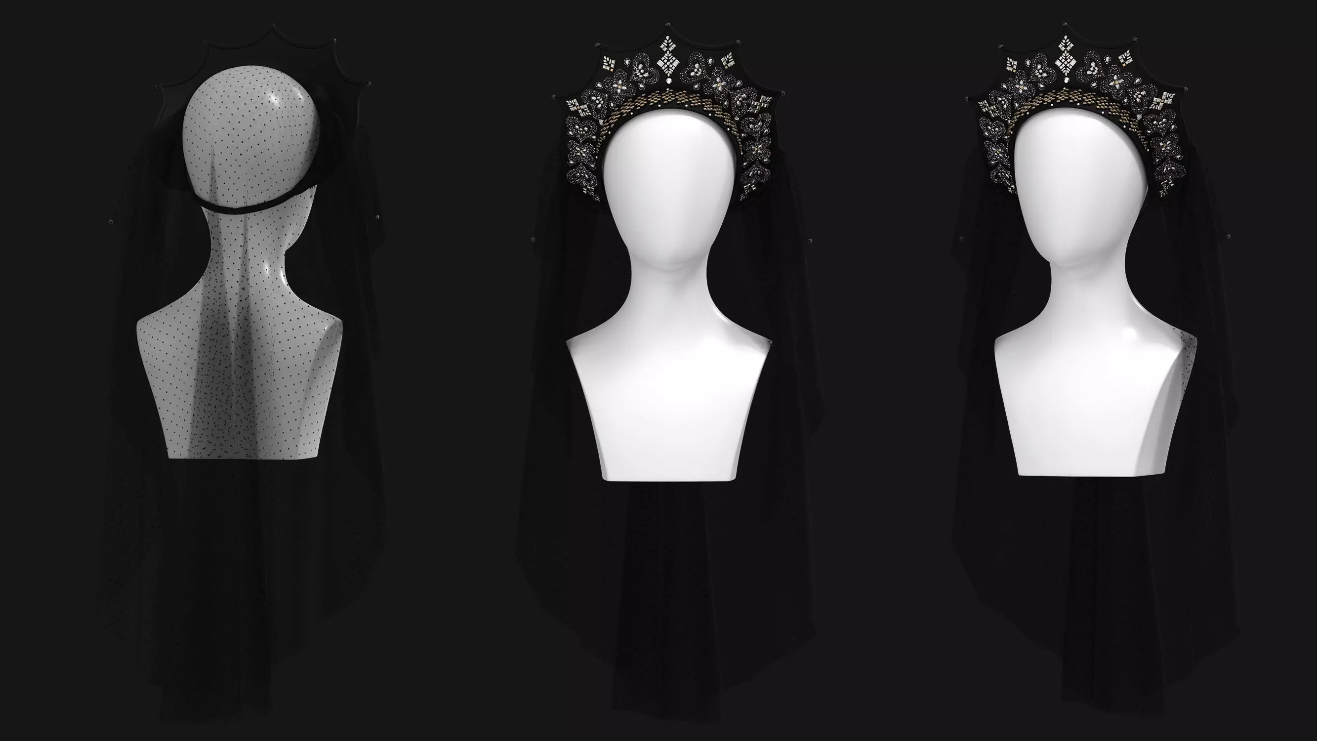 9 Female Headdress-EM 3D model_7