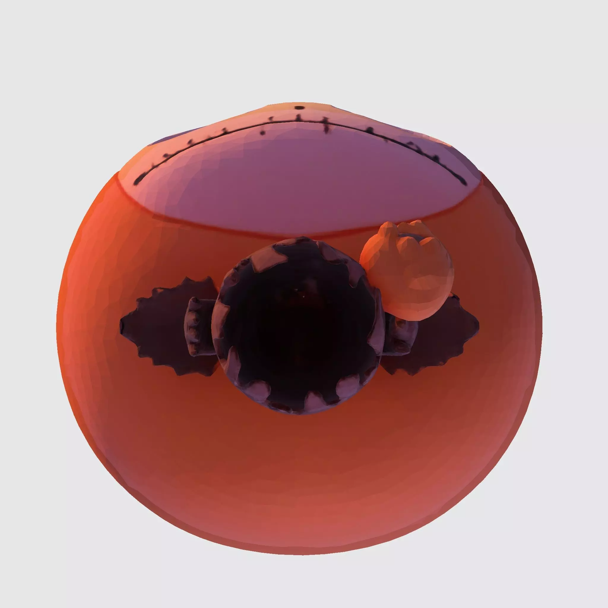 cute spooky creature for 3D print 3D print model_28