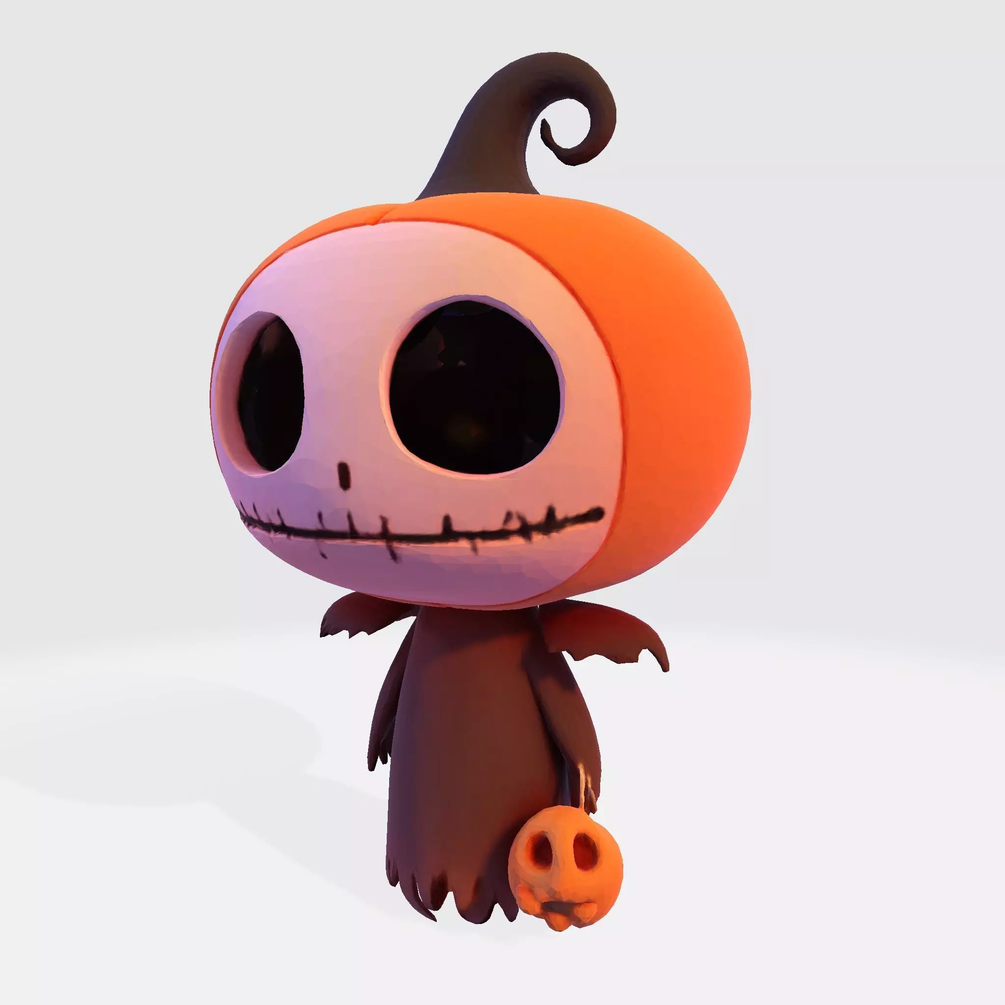 cute spooky creature for 3D print 3D print model_1