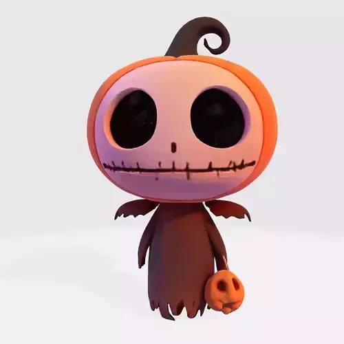 cute spooky creature for 3D print 3D print model cute spooky creature for 3D print 3D print model
