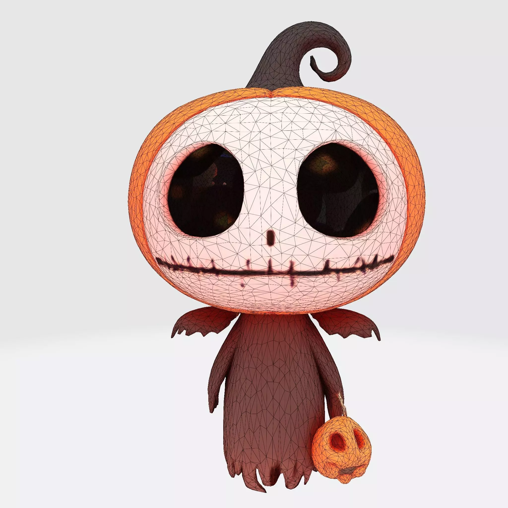 cute spooky creature for 3D print 3D print model_21