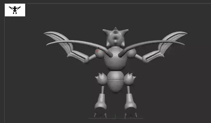 Scyther Pokemon Taxidermy