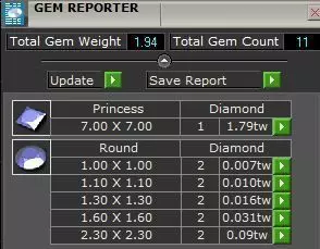 Princess Engagement Ring 3D print model_15