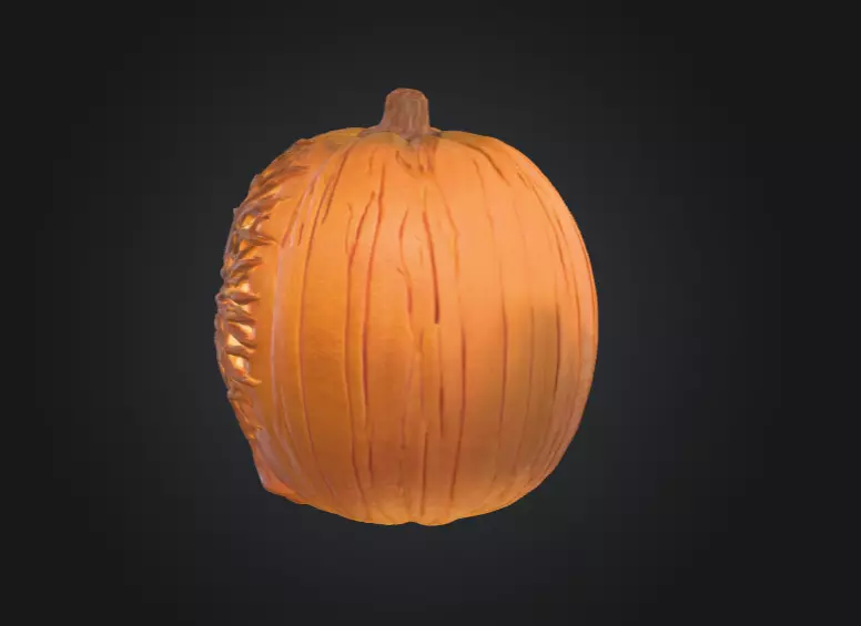 Eye Tree Pumpkin 3D model_5