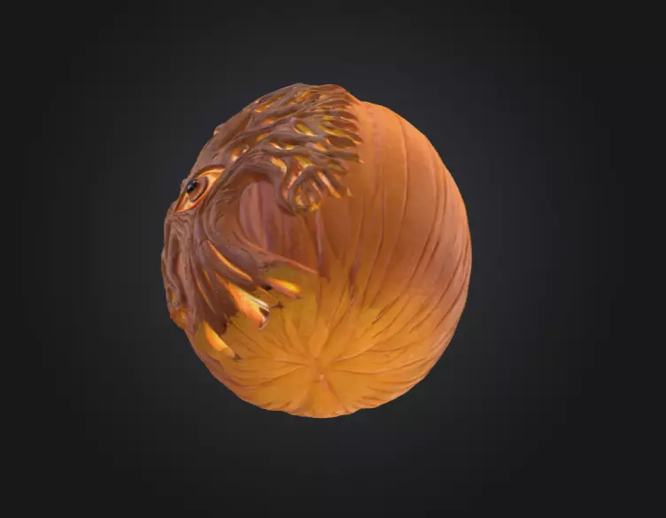 Eye Tree Pumpkin 3D model_11