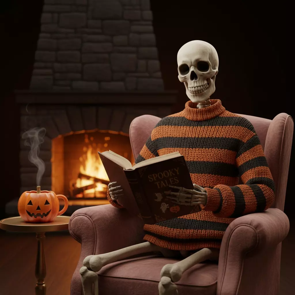 Scarecrow Reaper 3D Model Stylized Halloween Character Low-poly 3D model_0