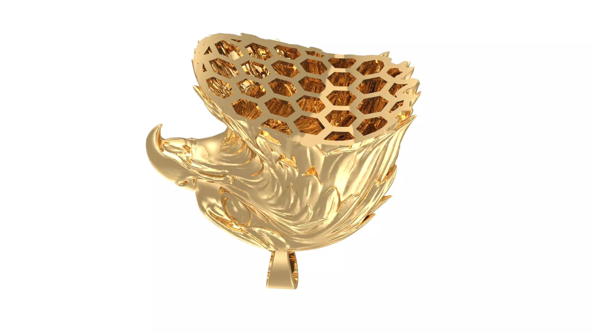 Eagle Fusion Pendant 3D print model_1