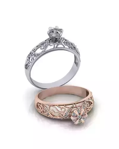 solitaire engagement jewelry ring