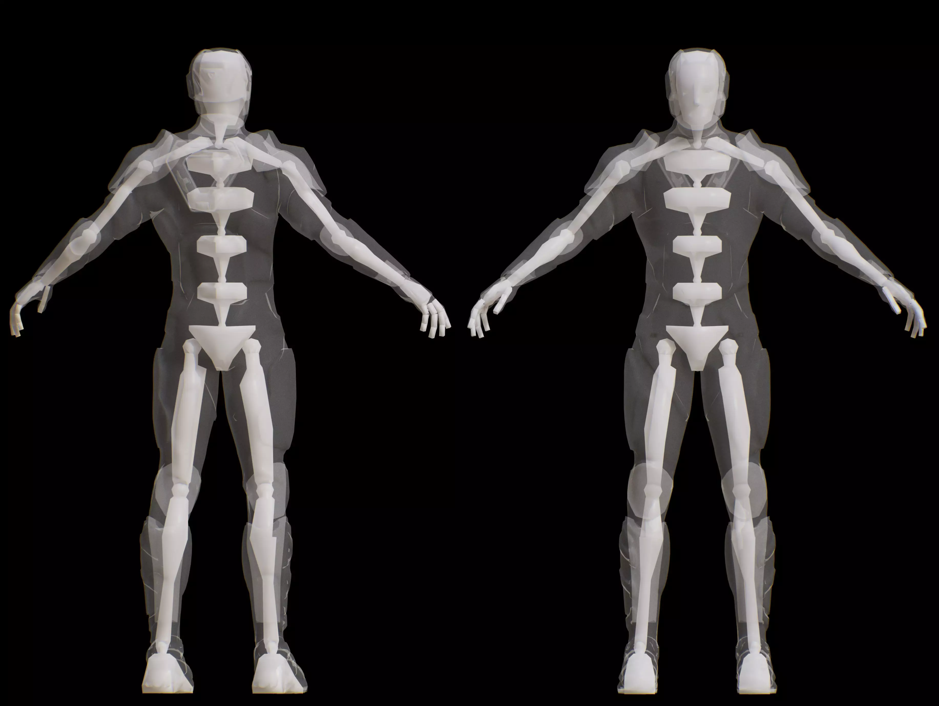 Tron Ares Low-poly 3D model_13