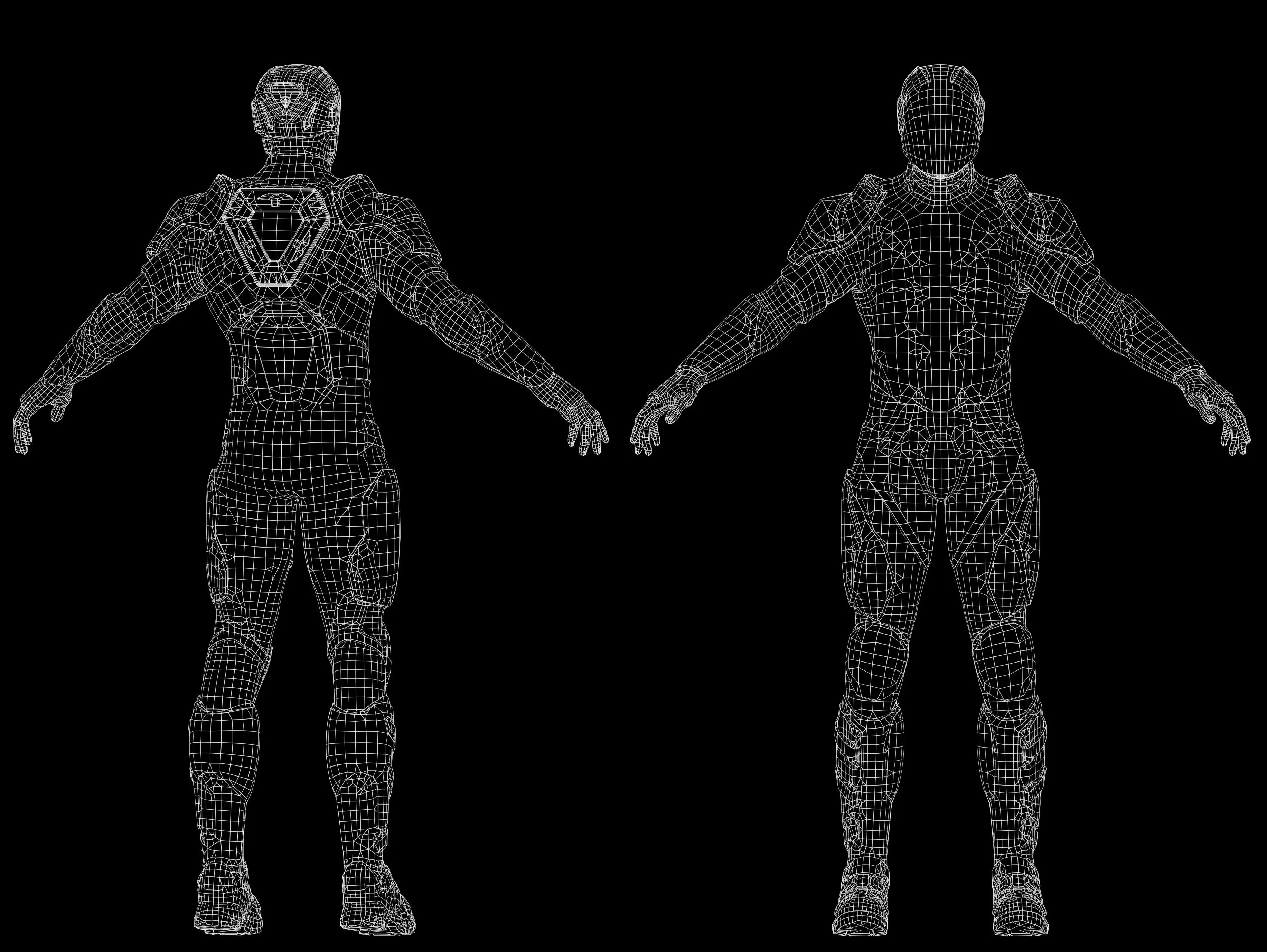 Tron Ares Low-poly 3D model_12