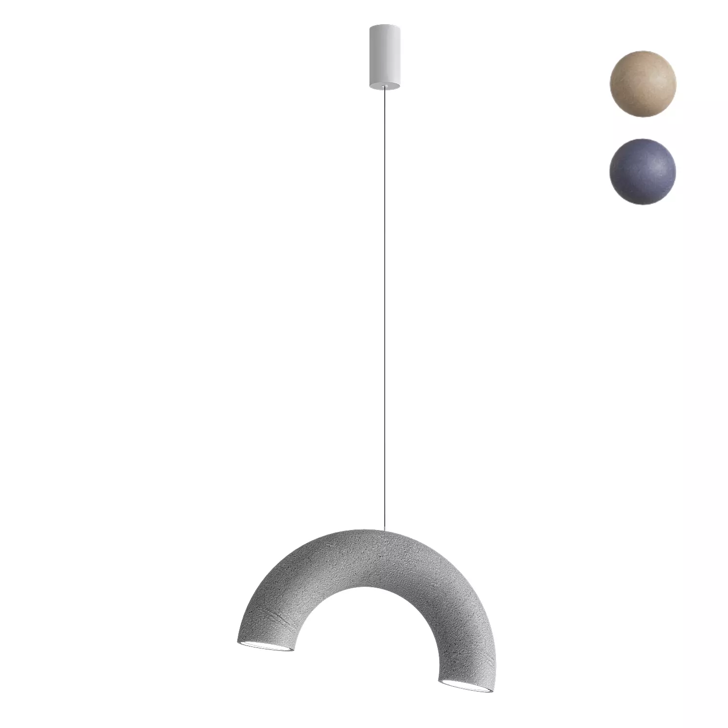 Moderli Roll pendant lamp 3D model_0
