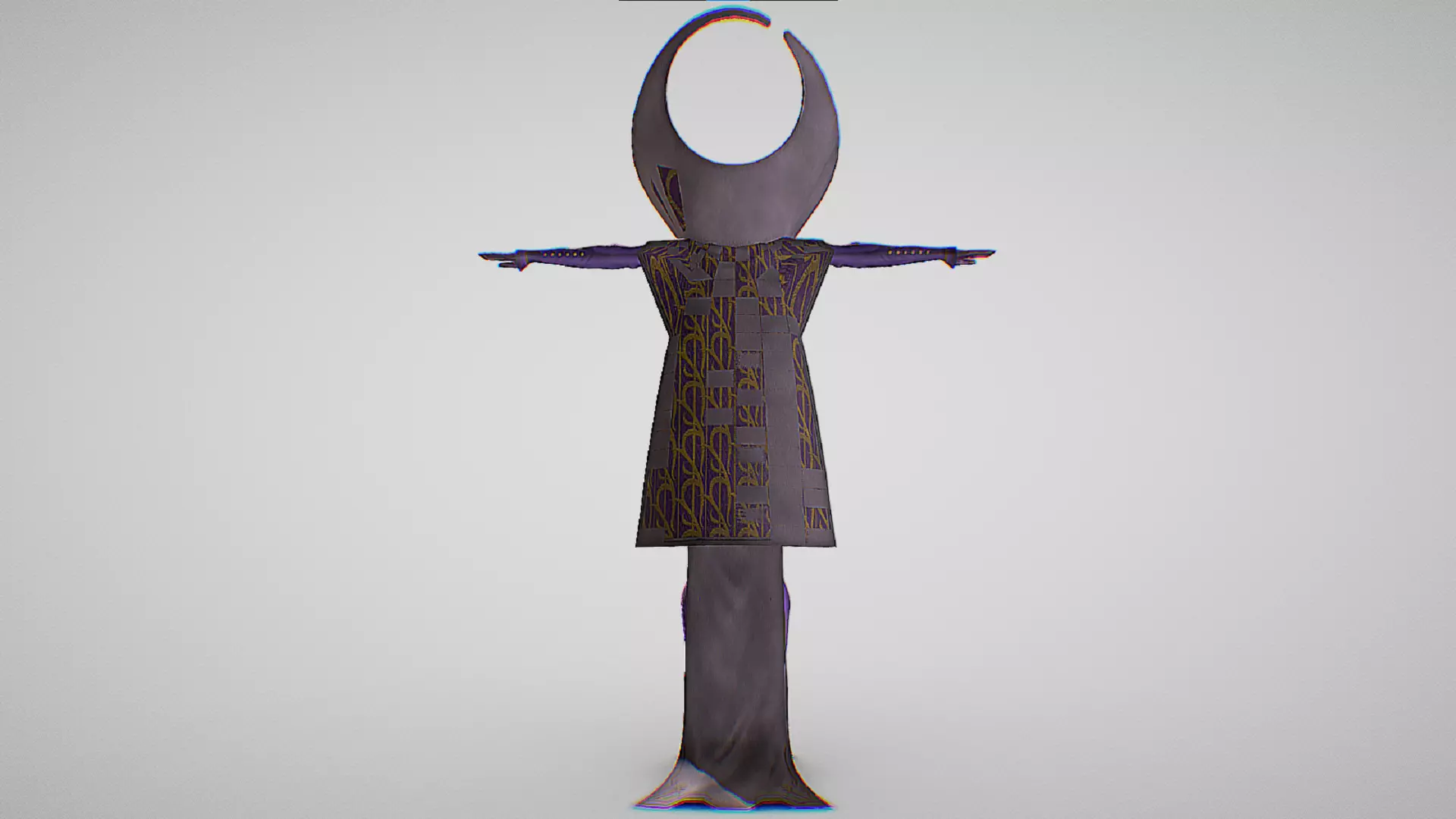 Umbran Elder - The Leader Of The Umbra Witches - Bayonetta Low-poly 3D model_3