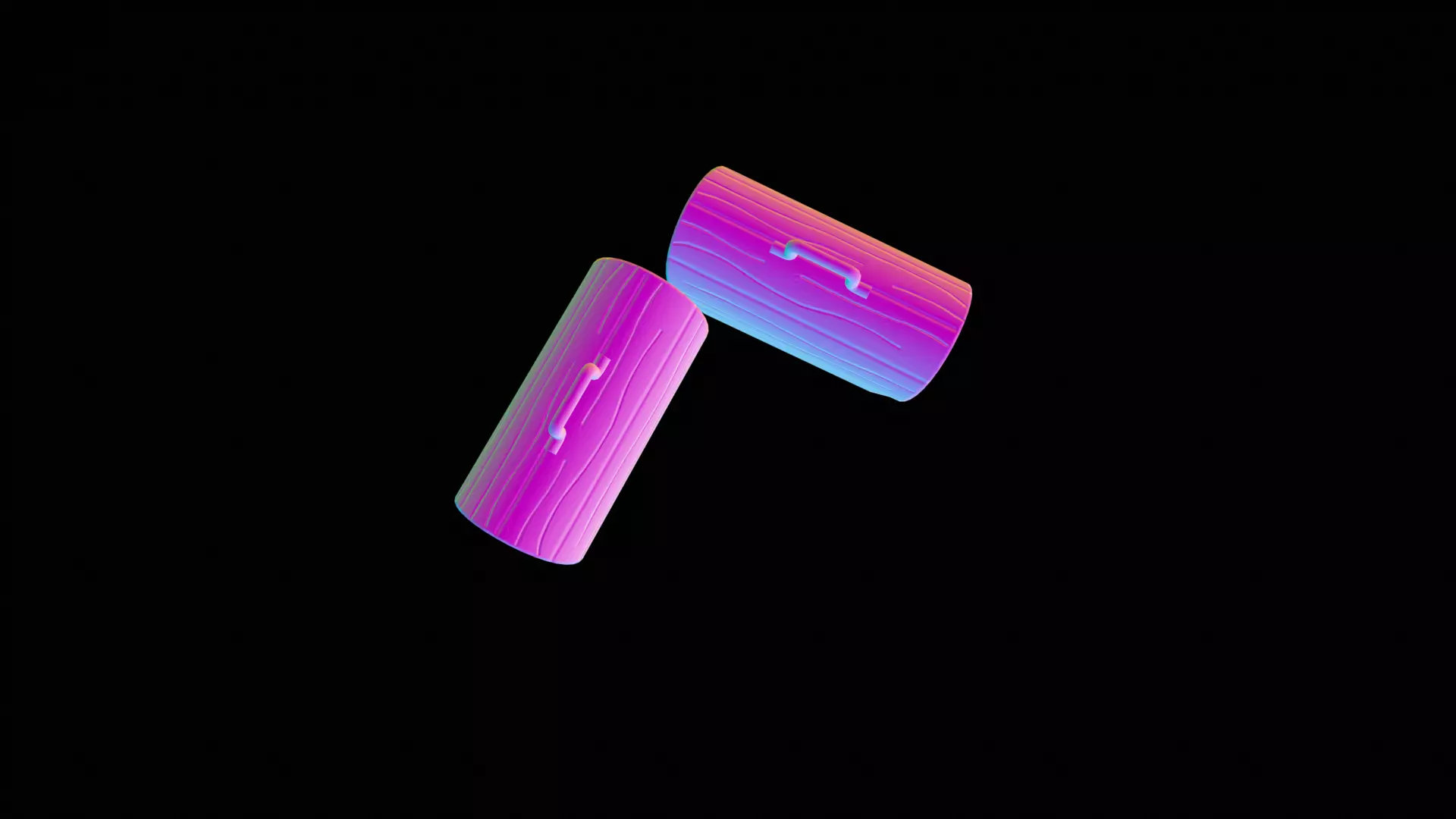 Stylized Box Arcane Style Game Ready Prop Low-poly 3D model_35