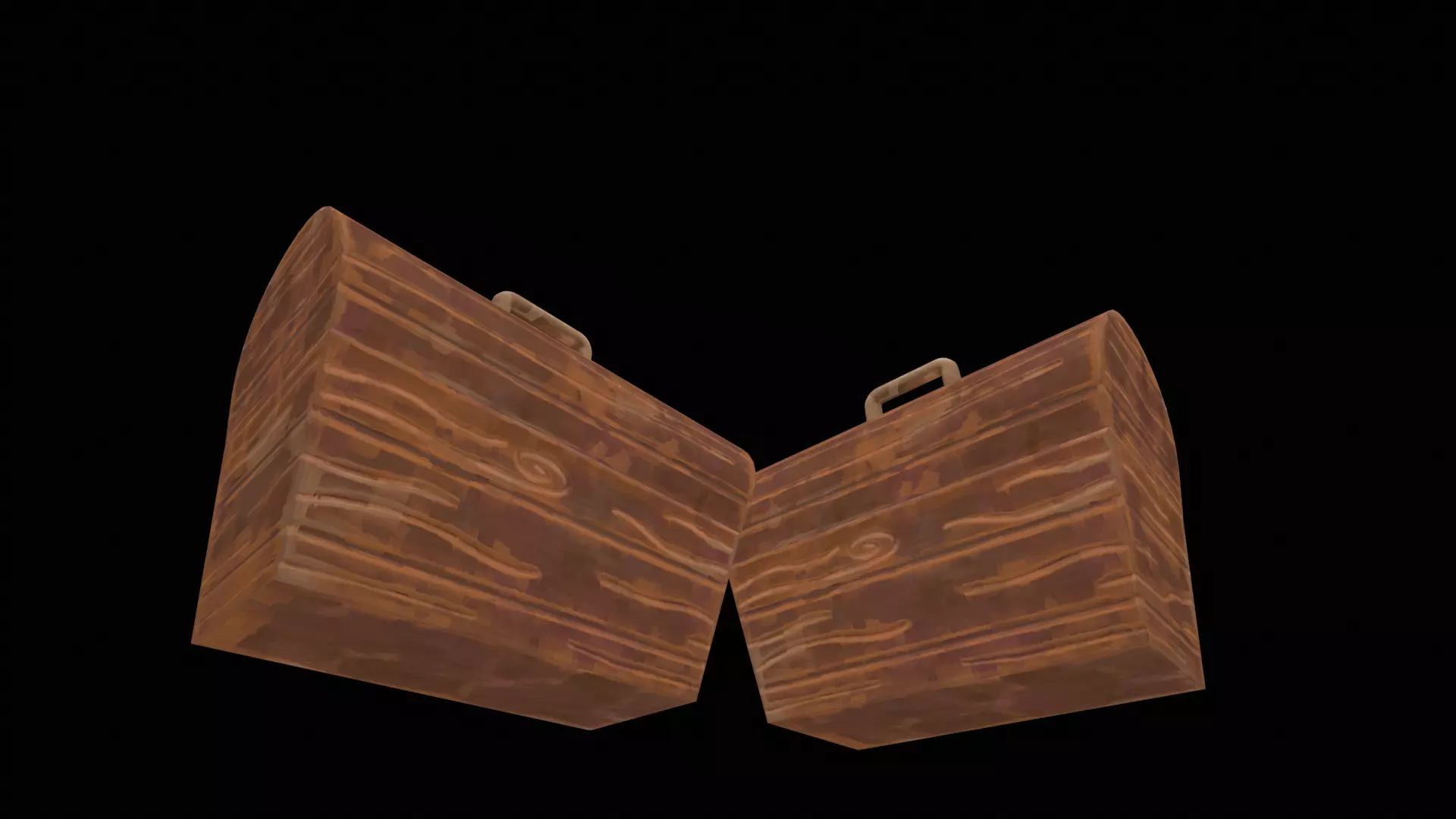 Stylized Box Arcane Style Game Ready Prop Low-poly 3D model_21