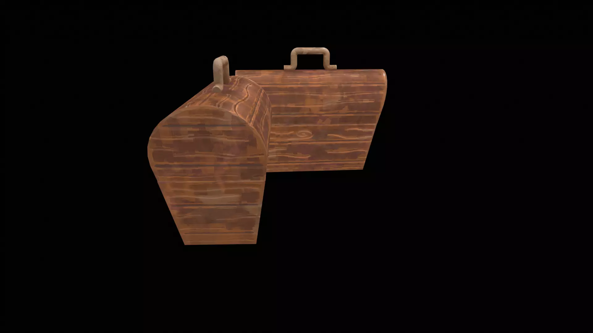 Stylized Box Arcane Style Game Ready Prop Low-poly 3D model_18