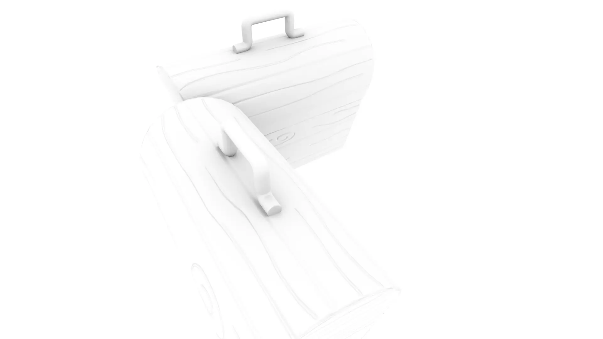 Stylized Box Arcane Style Game Ready Prop Low-poly 3D model_27