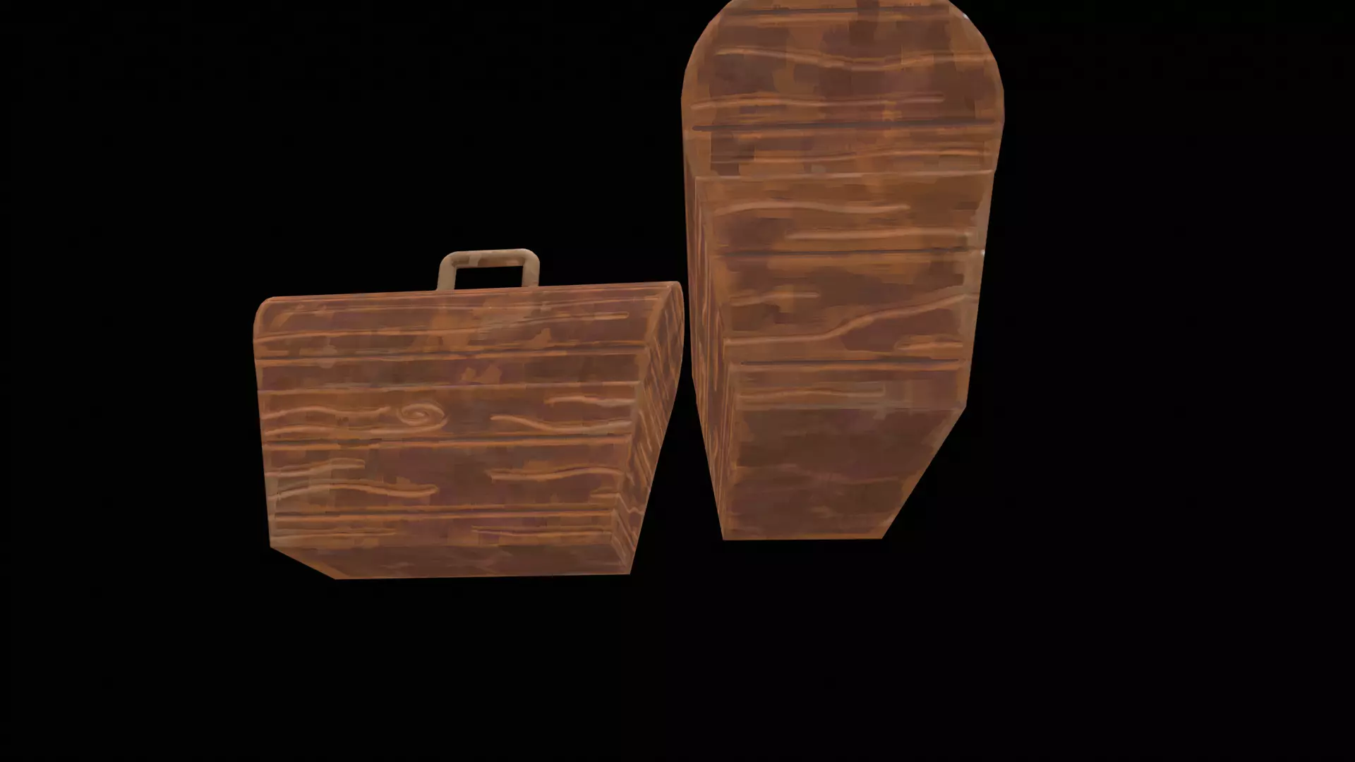 Stylized Box Arcane Style Game Ready Prop Low-poly 3D model_19