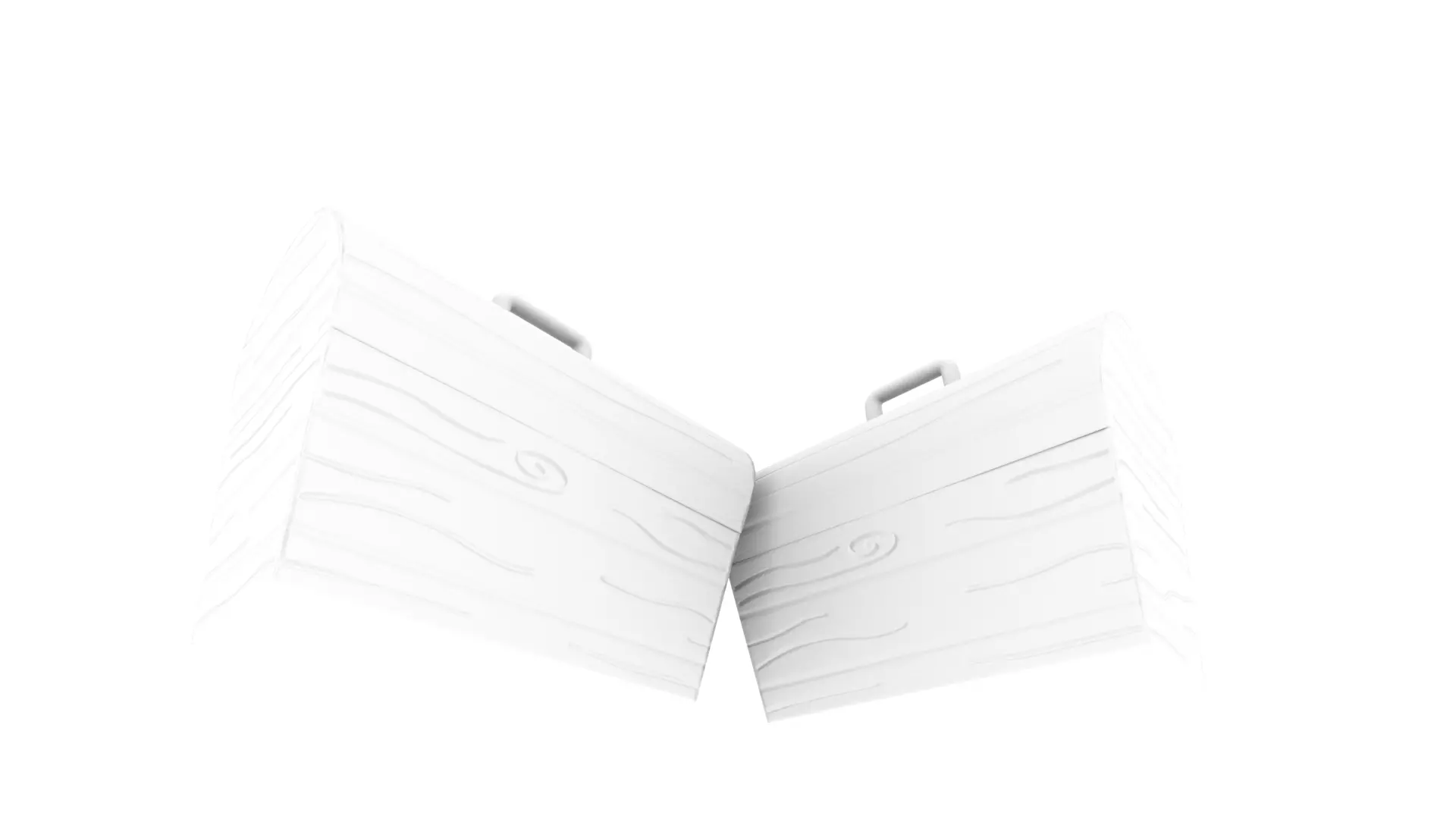 Stylized Box Arcane Style Game Ready Prop Low-poly 3D model_28