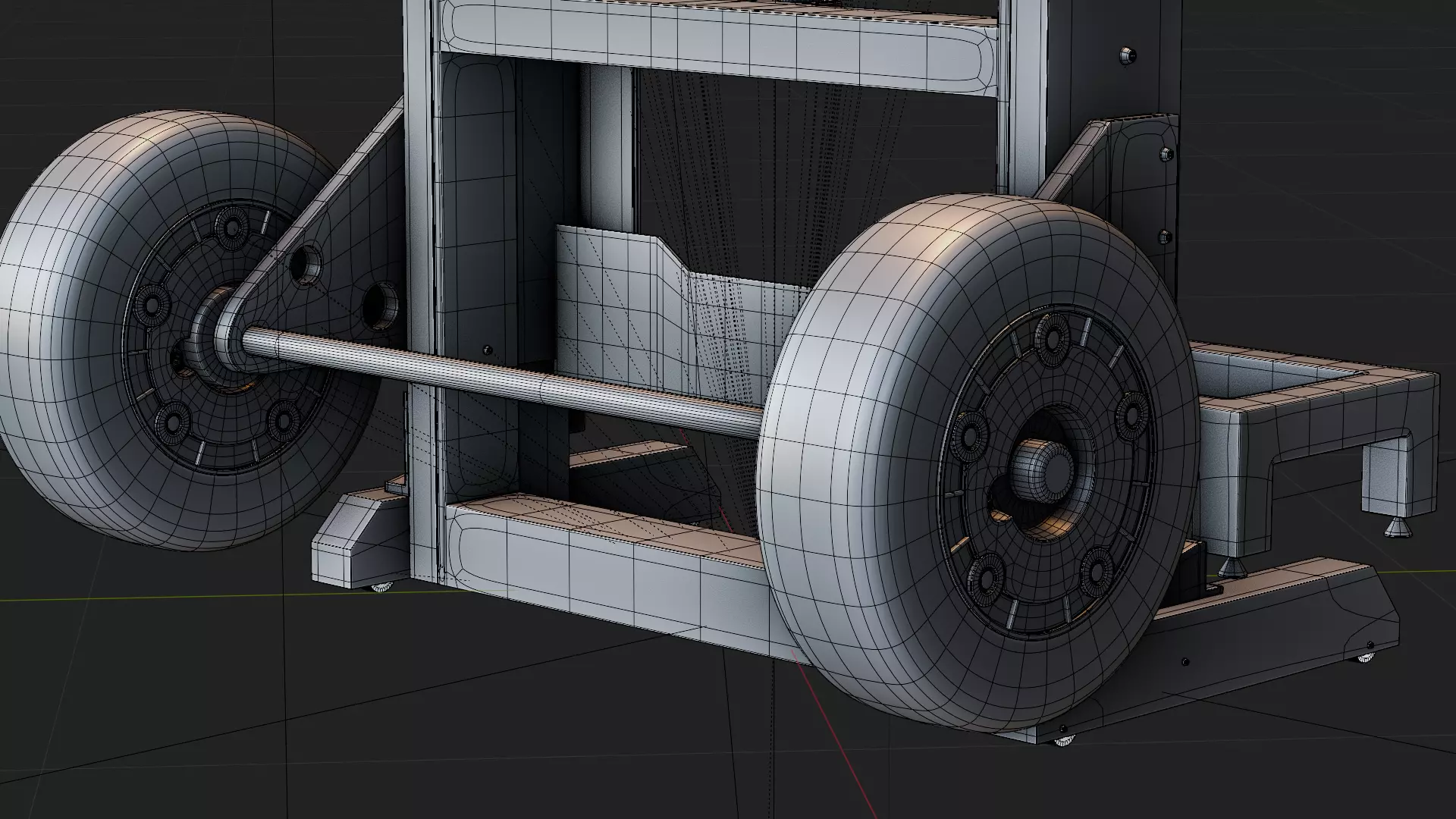 Hand Trolley 3D model_11