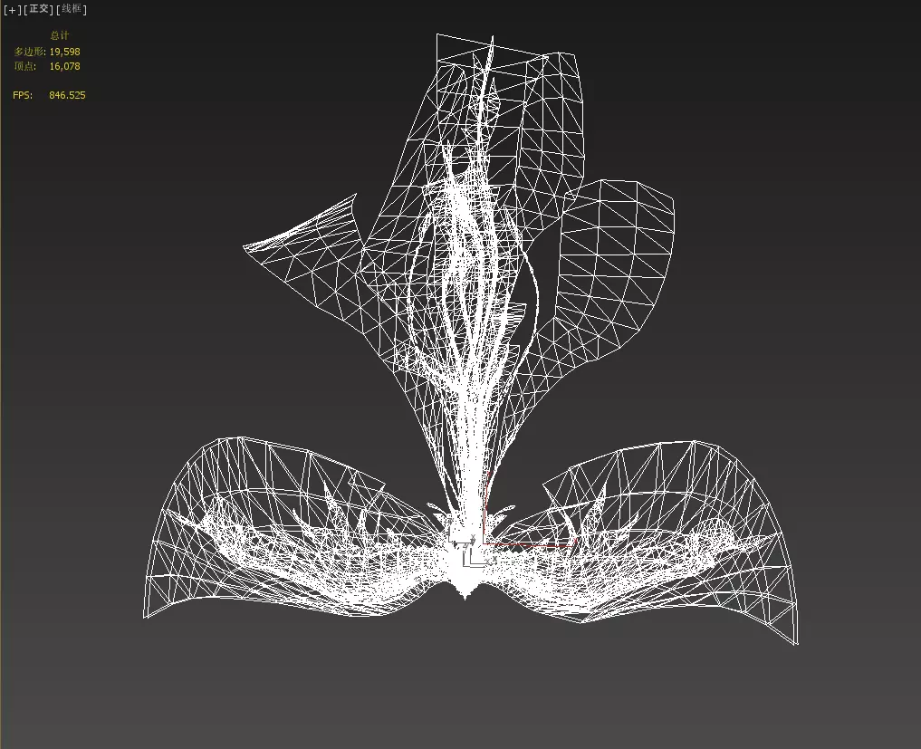 fire Phoenix Low-poly 3D model_25