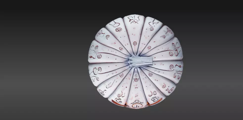 Pumpkin Lantern 3D Model Jack-O-Lantern Halloween 3D Printable 3D print model_7