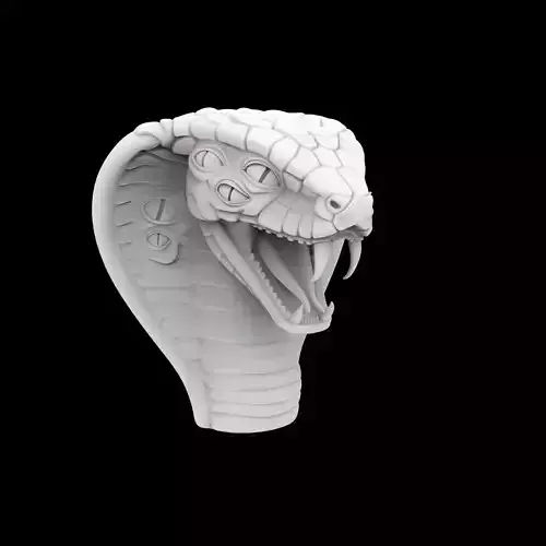 Cobra with Twin Eyes Variation 3D Print Model