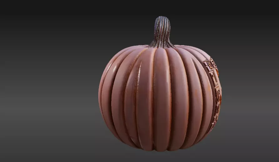 Jack-O-Lantern Halloween 3D Printable Pumpkin 3D print model_11