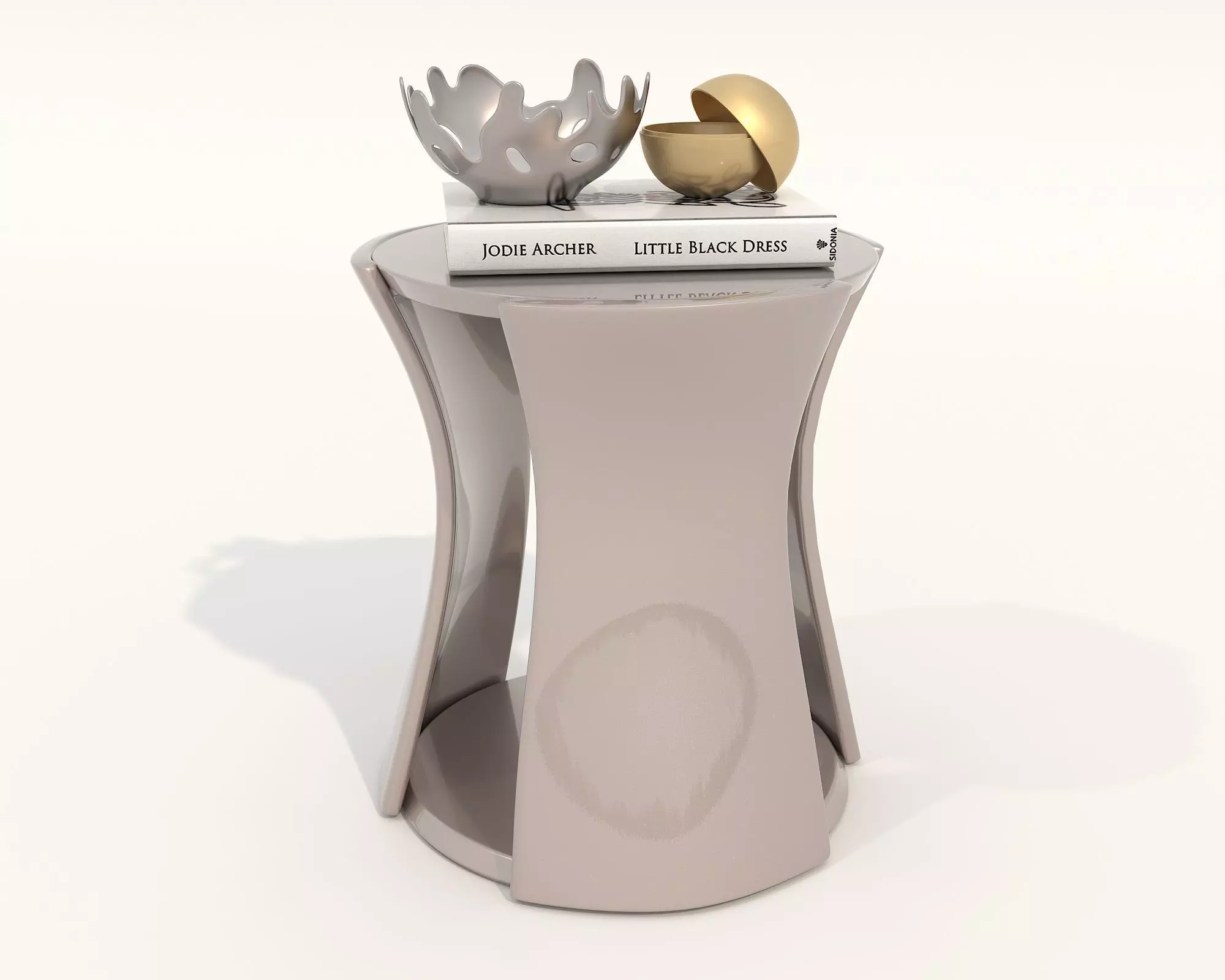 Modern Coffee Table and Armchair Set 74 3D model_6