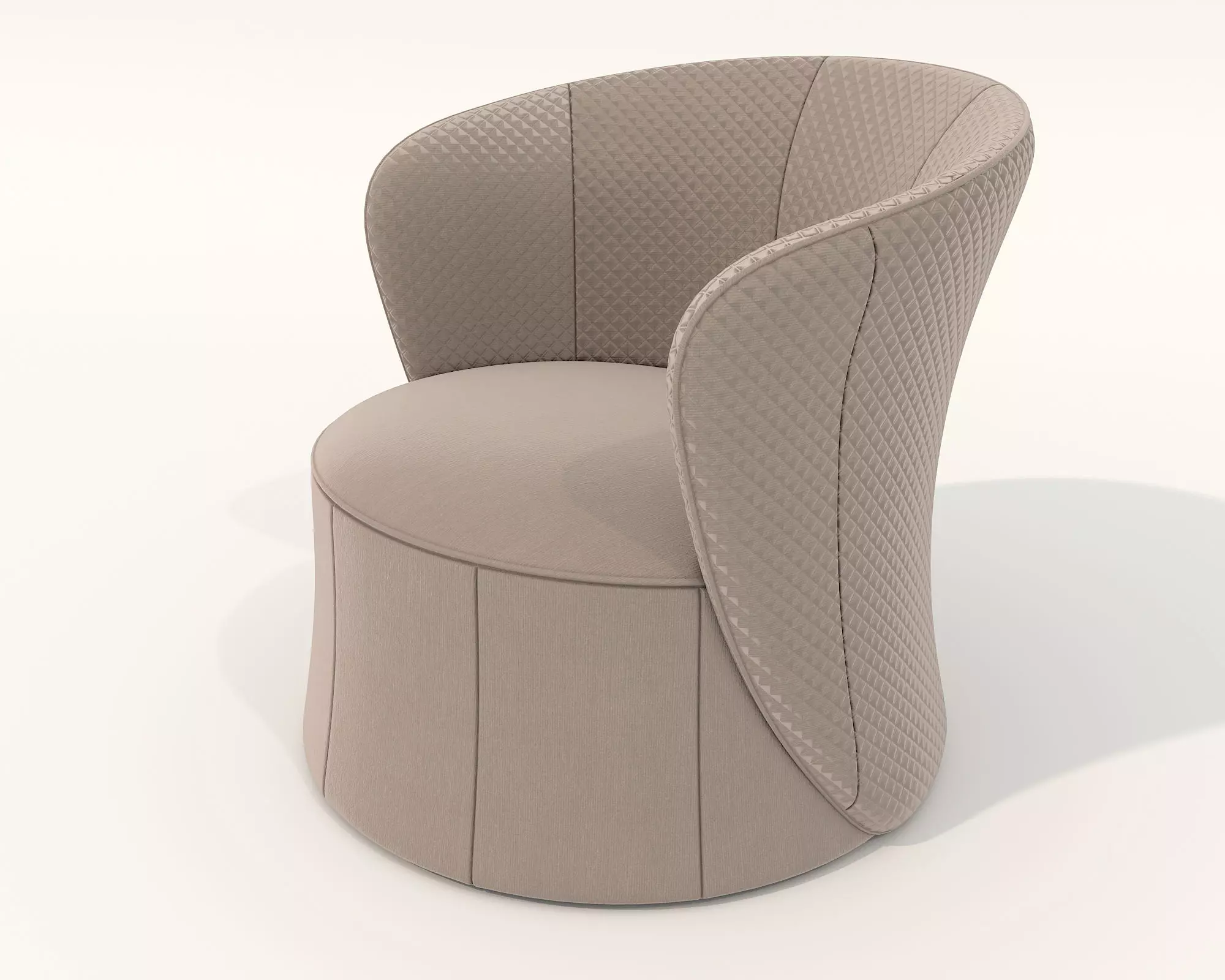 Modern Coffee Table and Armchair Set 74 3D model_7