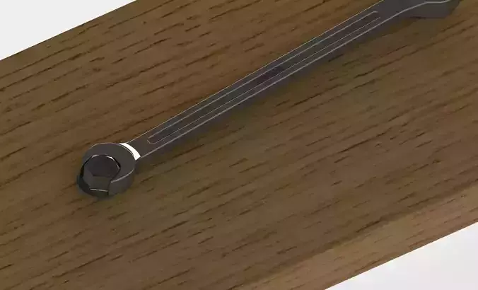 6x7 Wrench Model by HCU TOOLS SolidWorks STEP STL 3D print model