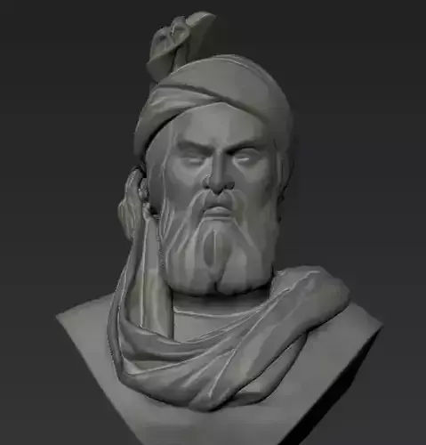 Ferdowsi Bust Free 3D print model