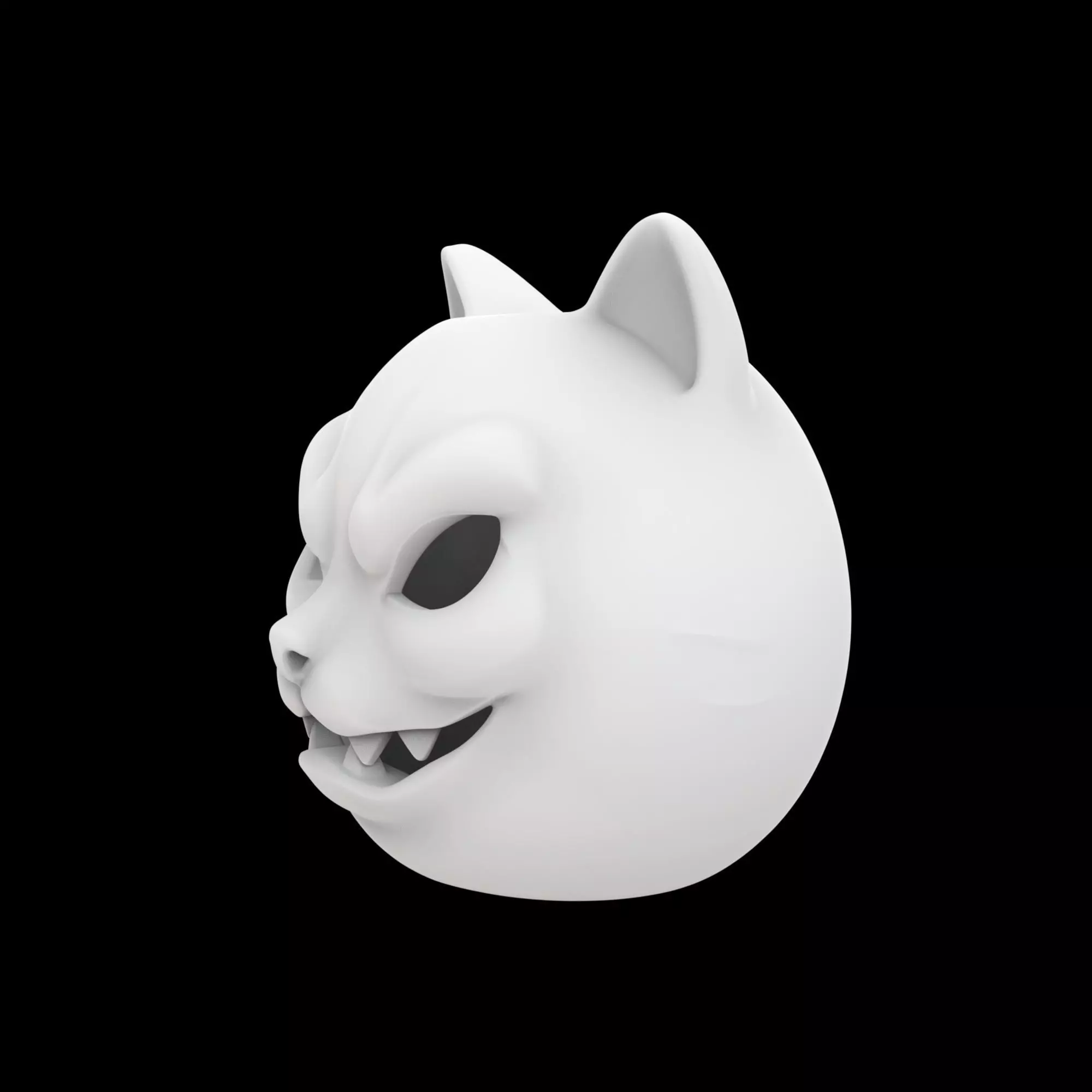 Spooky Cat Lantern 3D Print Model 3D print model_1
