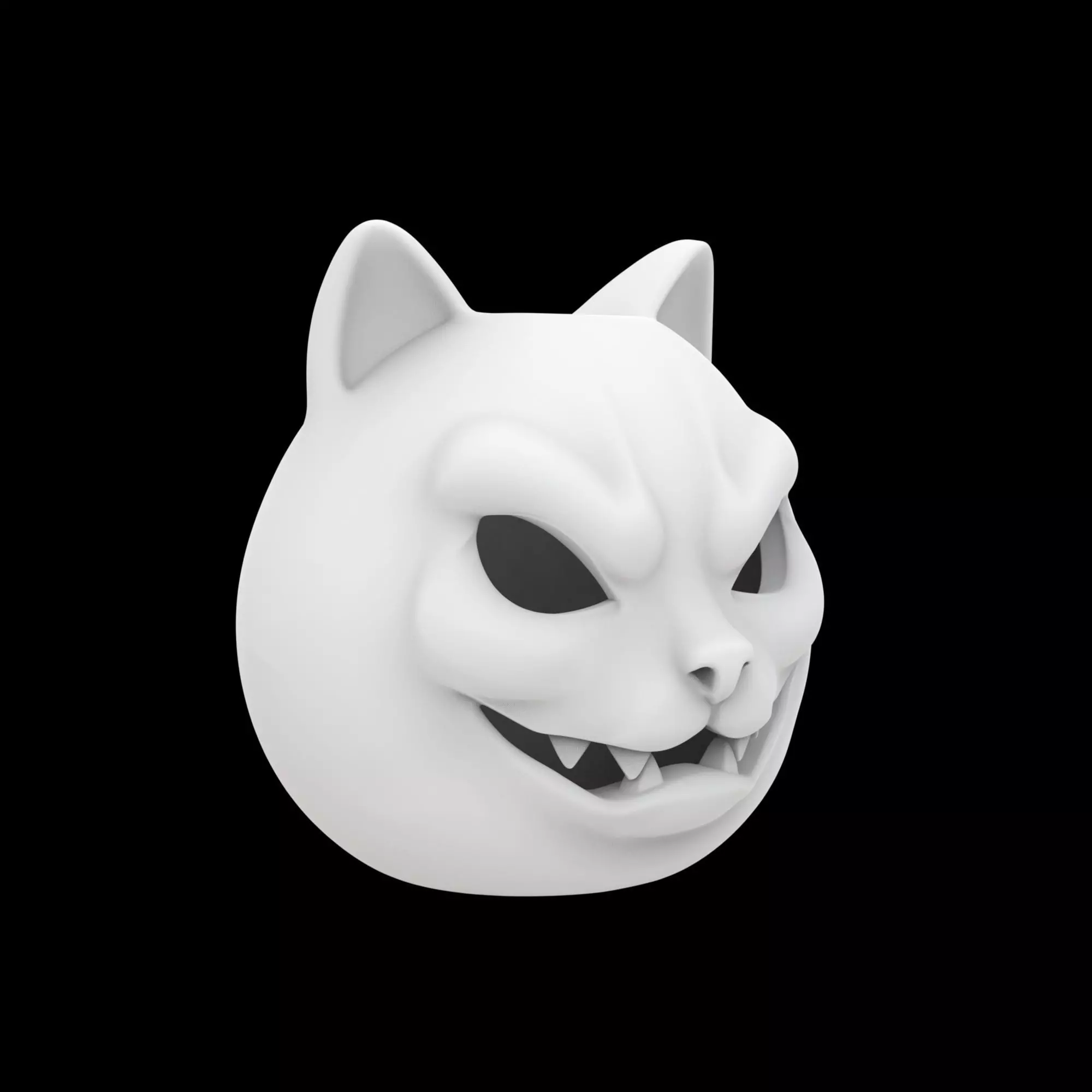 Spooky Cat Lantern 3D Print Model 3D print model_0