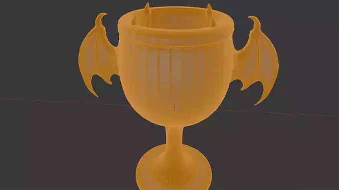 Vampire Goblet Cup 3D Print Model