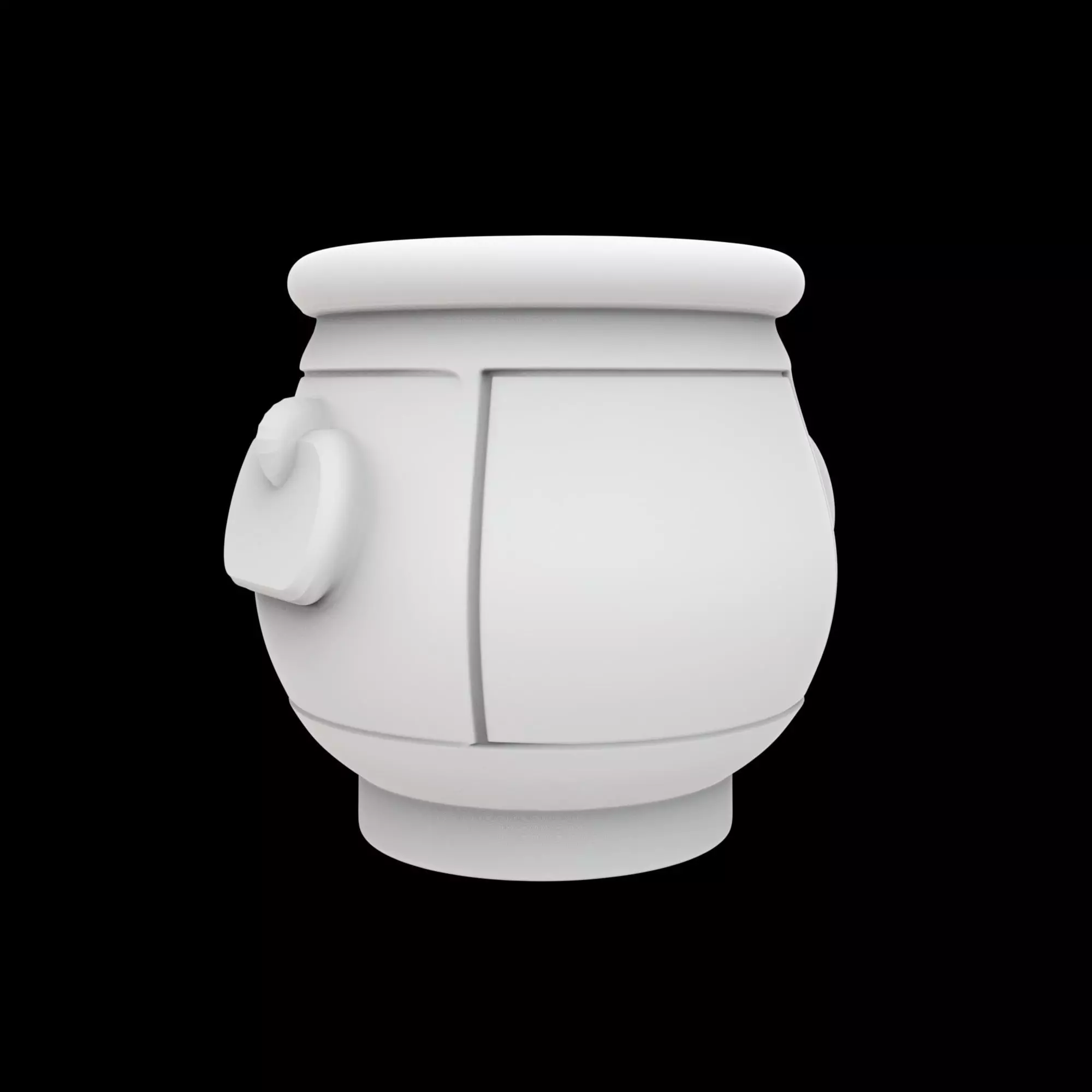 Witch Cauldron Cup 3D Print Model 3D print model_4