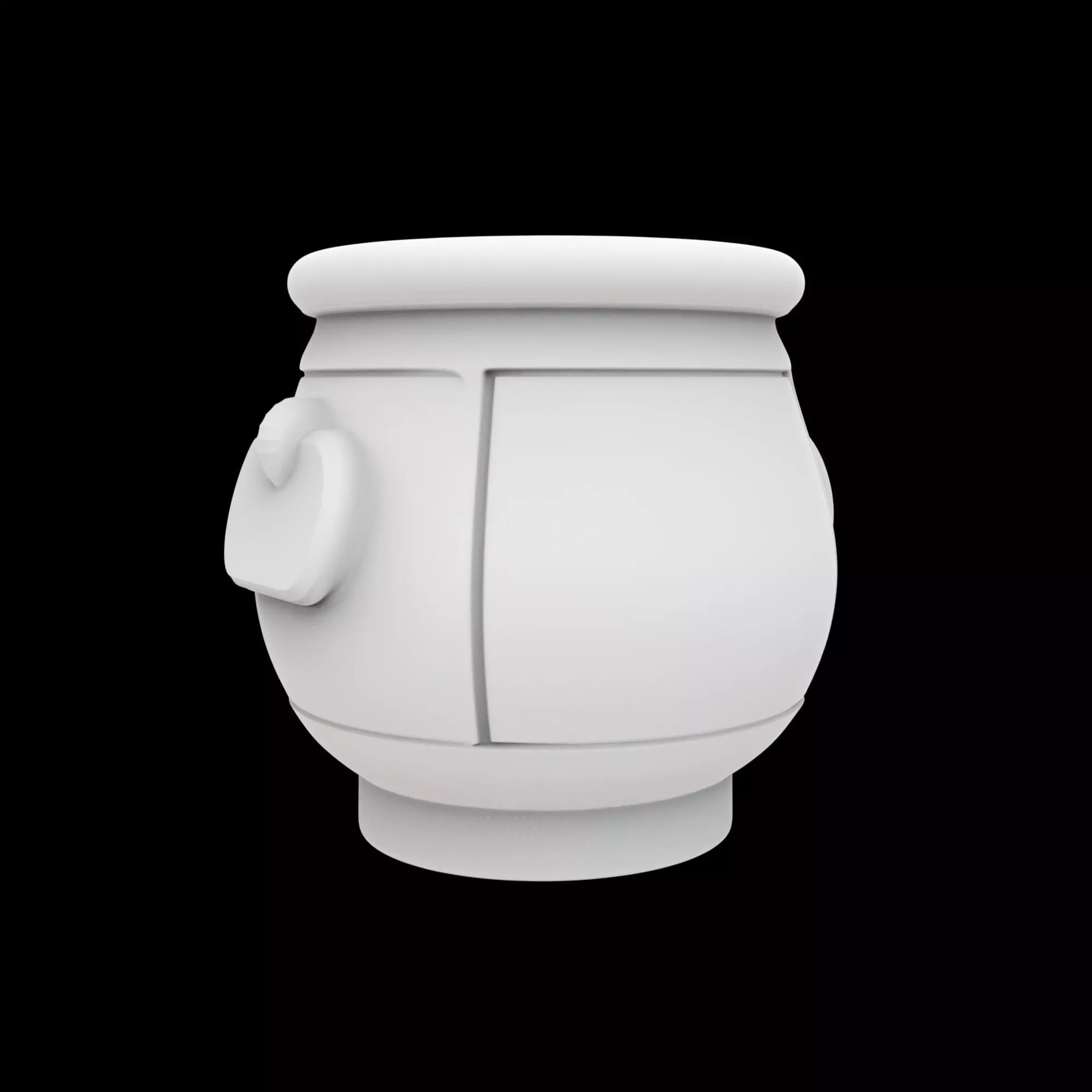 Witch Cauldron Cup 3D Print Model 3D print model_8