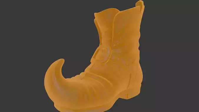 Witch Shoe Planter 3D Print Model