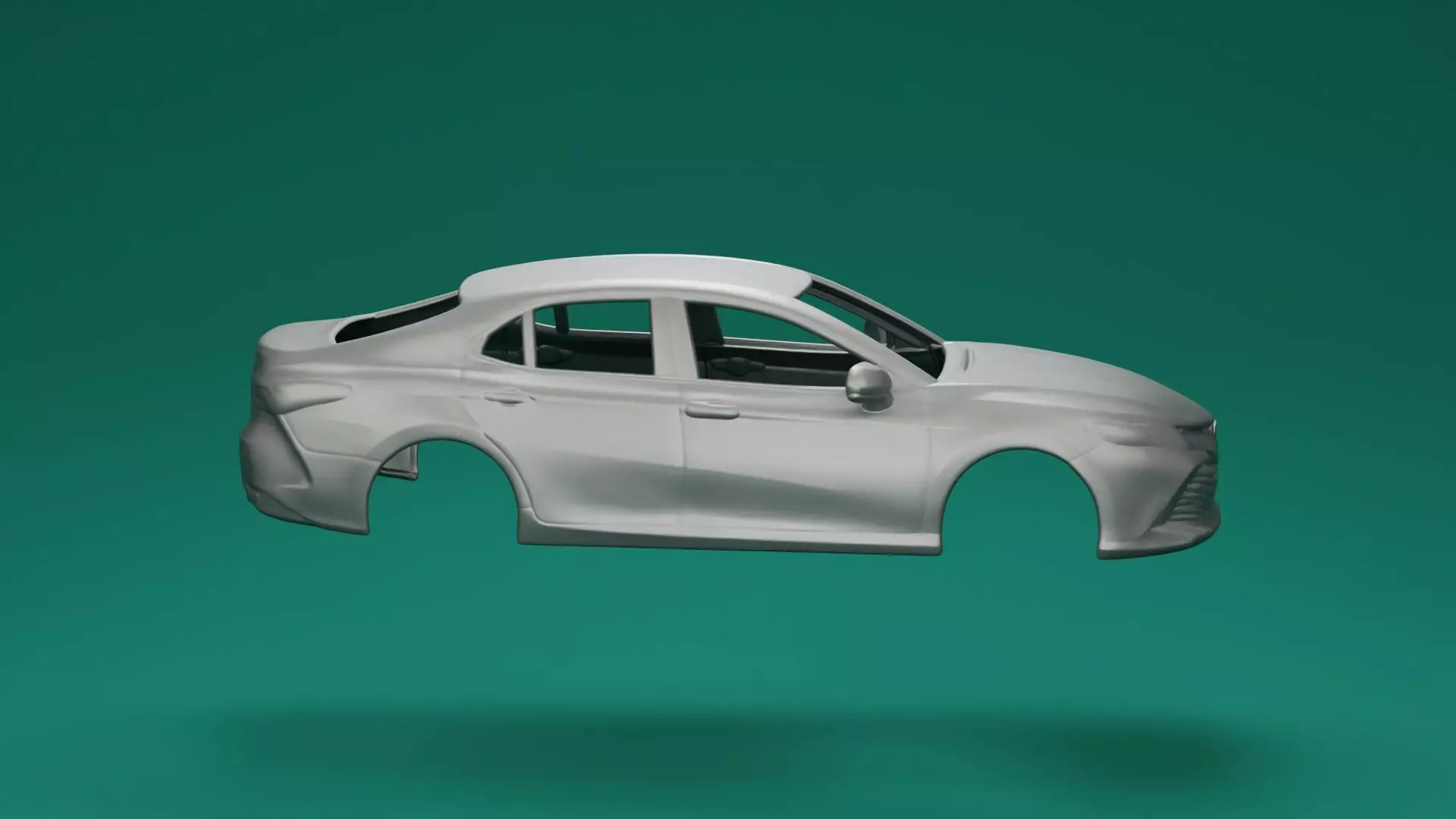 Toyota Camry 2020 3D print model_2