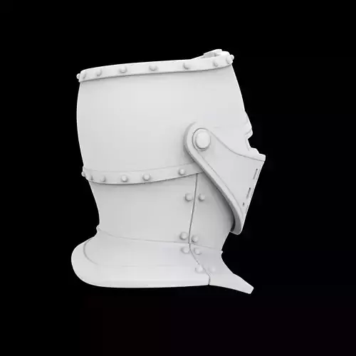 Knight Helmet Planter 3D Print Model