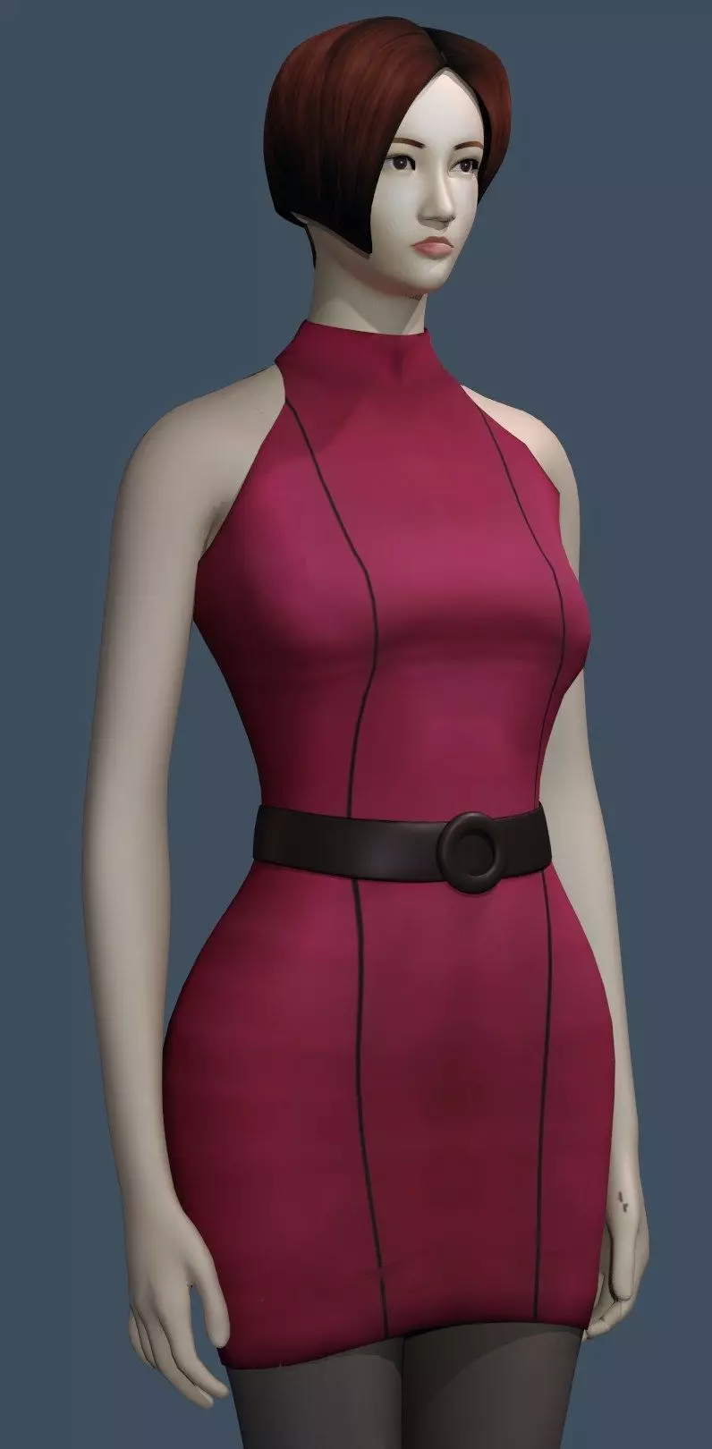 Ada Wong Original model3d PSX 3D model_2