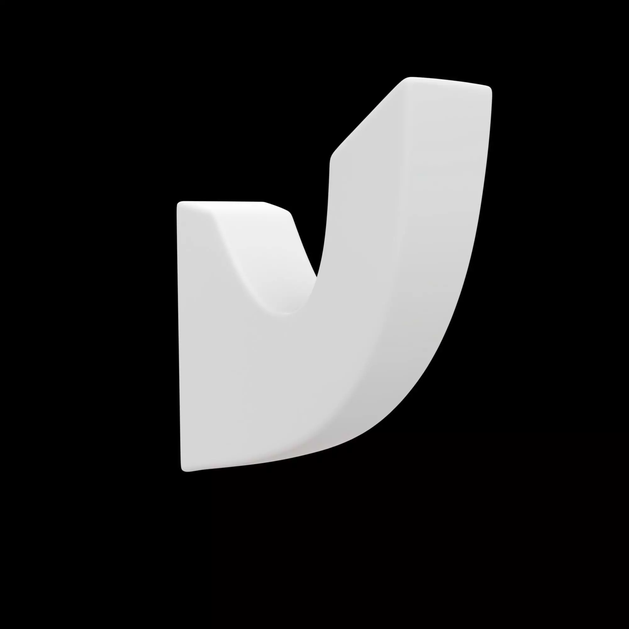 Minimalist Wall Hook 3D Print Model 3D print model