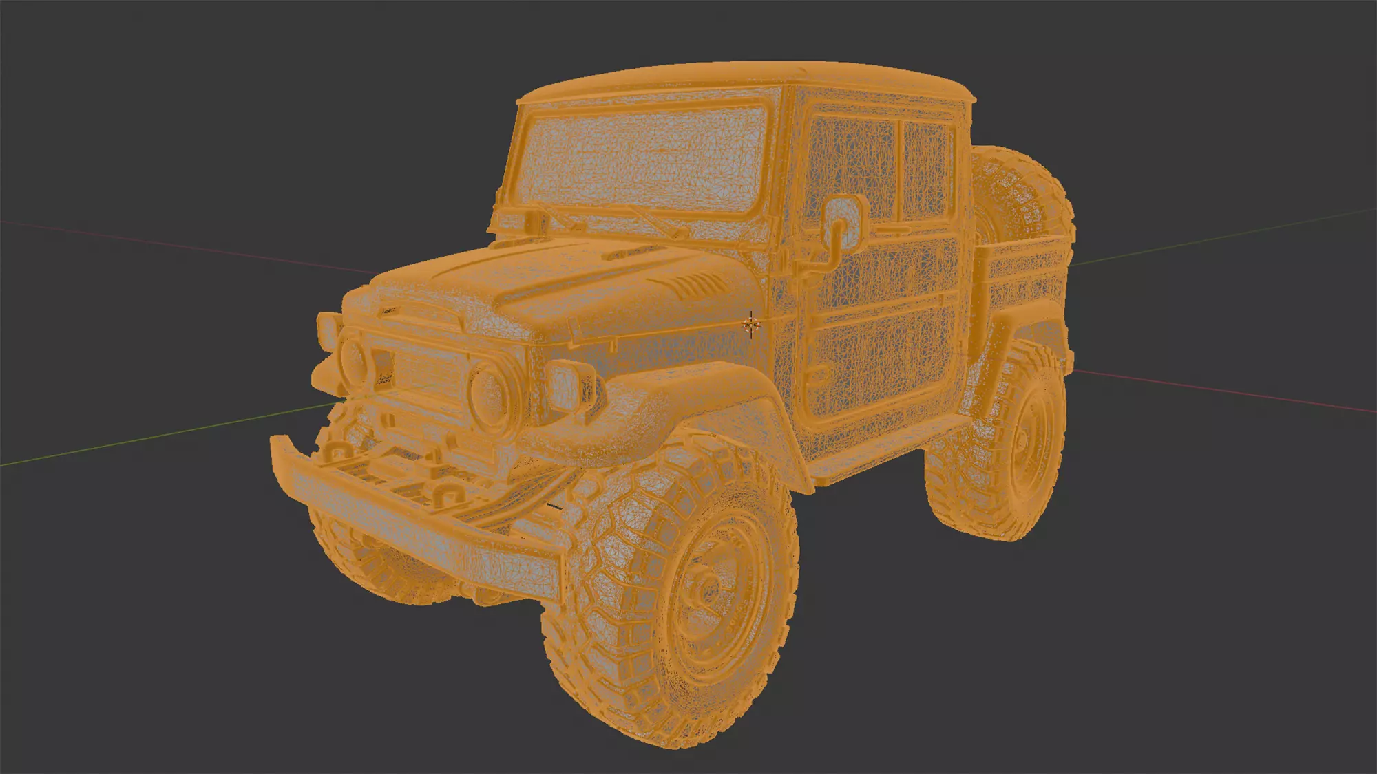 Toyota Offroad Truck 3D Print Model 3D print model_5