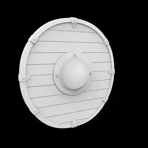 Viking Shield 3D Print Model