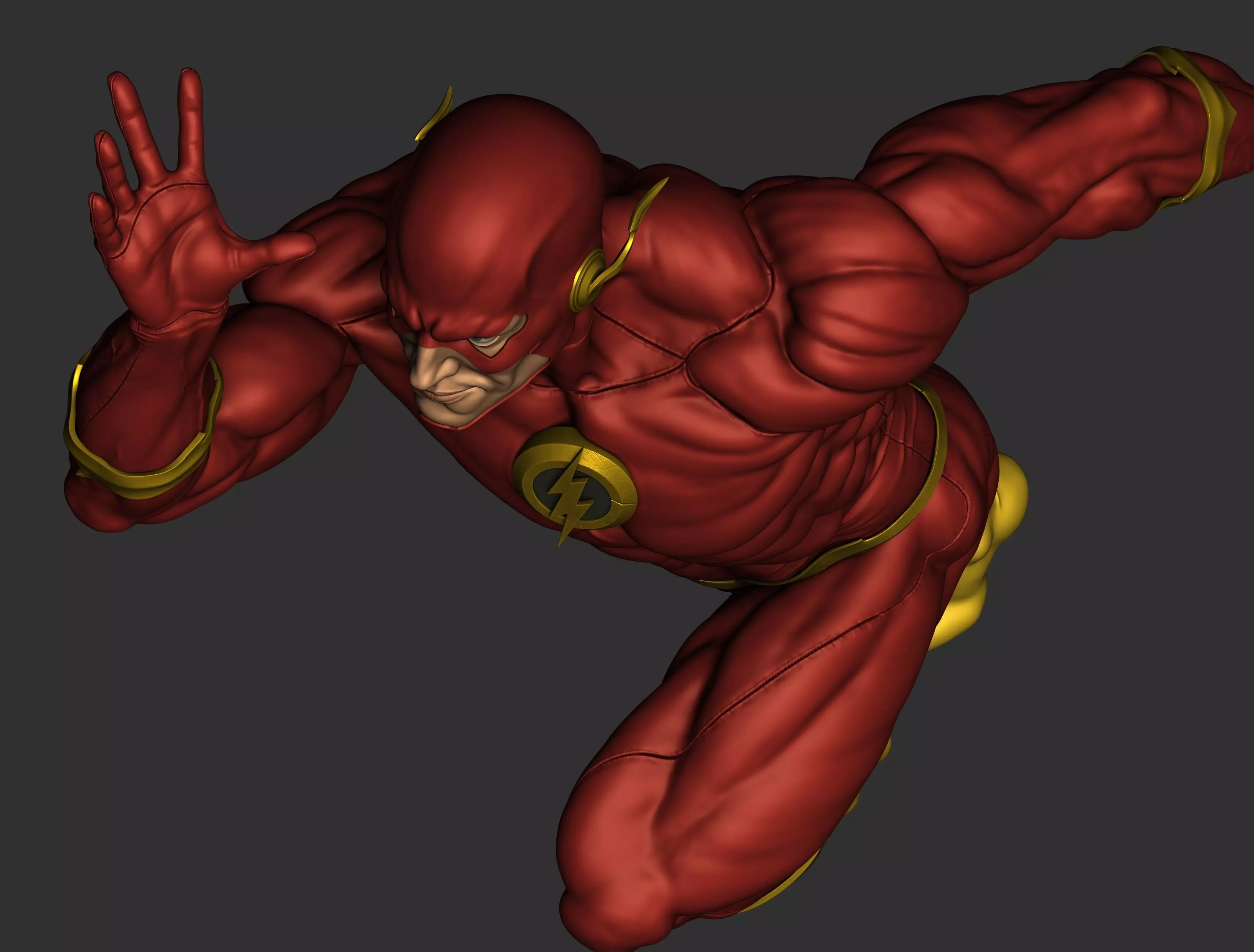 Flash - 3D Printable Model 3D print model_12